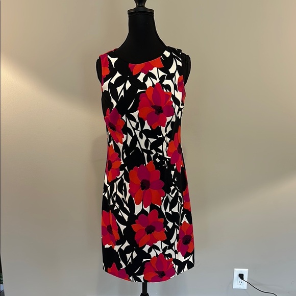 ALYX Floral Sleeveless Dress - Black, Red, White - Picture 1 of 4